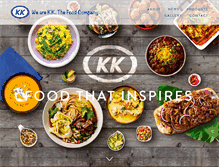Tablet Screenshot of kkfinefoods.co.uk